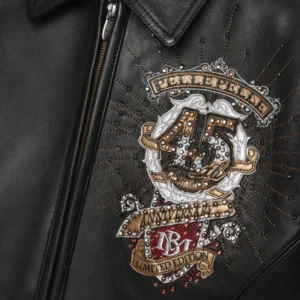 Pelle Pelle Black 45th Anniversary Jacket | Leather Jacket view 6