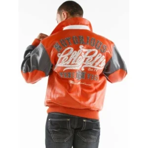 Pelle Pelle Notorious Orange Leather Jacket | MB Jacket view 4