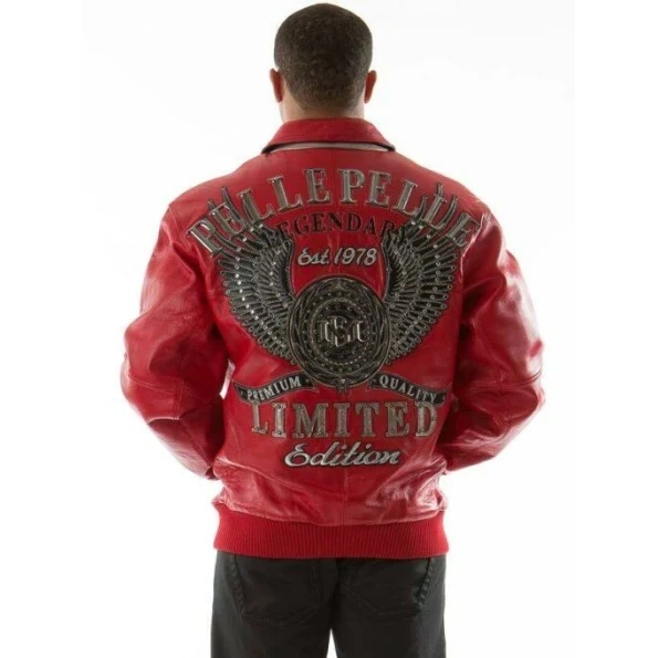 Pelle Pelle Red Legendary Men Jacket