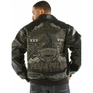 Pelle Pelle Black Grandmaster Leather Jacket | Men Jacket