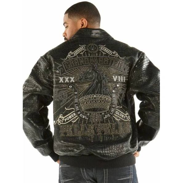 Pelle Pelle Black Grandmaster Leather Jacket | Men Jacket