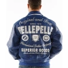 Pelle Pelle Blue MB Croc Leather Jacket