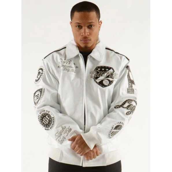 Pelle Pelle Men Legacy Series White Jacket