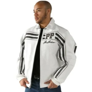 Pelle Pelle White World Renown MB Jacket | Leather Jacket view 2