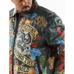 Pelle Pelle Men Funky Design Leather Jacket | MB Jacket view 2