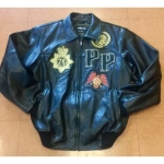 Pelle Pelle Patches MB Black Leather Jacket