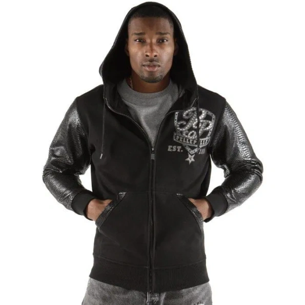 Pelle Pelle King Of Throne Black Hood Jacket