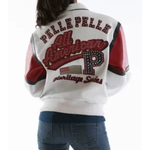 Pelle Pelle Heritage Series Women Jacket | Wool & Leather view 2