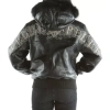 Pelle Pelle Shoulder Crest Fur Hood Jacket