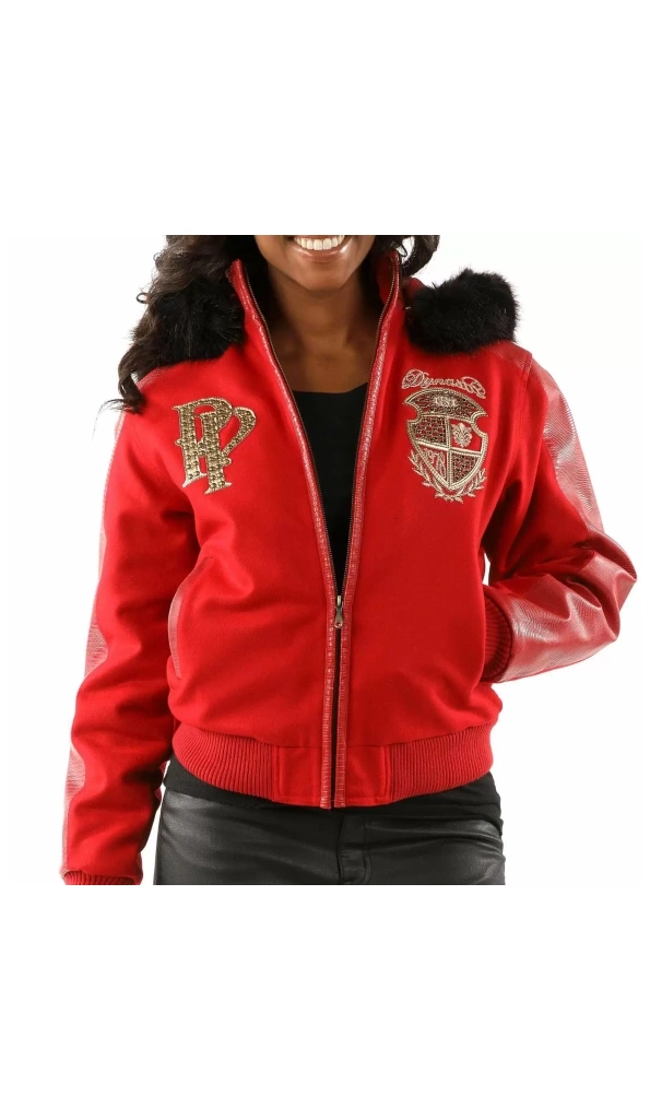 Pelle Pelle Dynasty Red MB Leather Jacket | Women Jacket