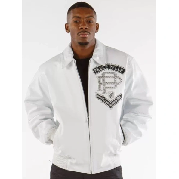 Pelle Pelle Men Born Free White Jacket