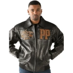 Pelle Pelle Men Black MB Leather Jacket