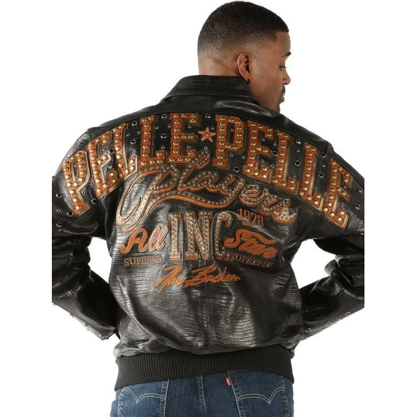 Pelle Pelle Men Black MB Leather Jacket | All Inc. Star view 2