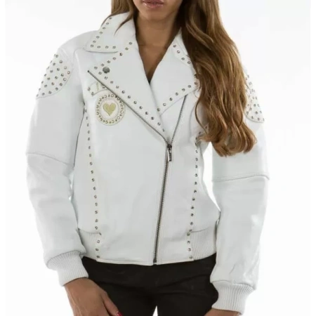 Pelle Pelle Women Rebel Soul White Jacket