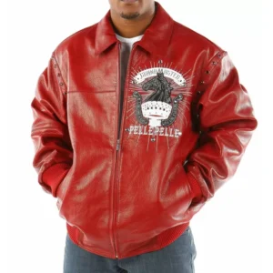 Pelle Pelle Grandmaster Red Leather Jacket | Men Jacket
