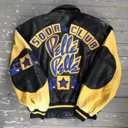 Pelle Pelle Yellow MB Star Soda Club Jacket