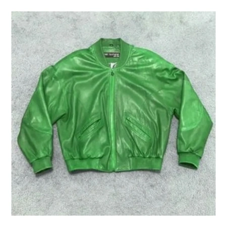 Pelle Pelle Green MB Leather Jacket