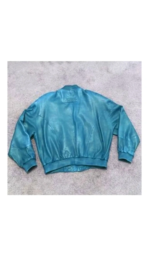 Pelle Pelle Light Blue MB Leather Jacket | Men & Women
