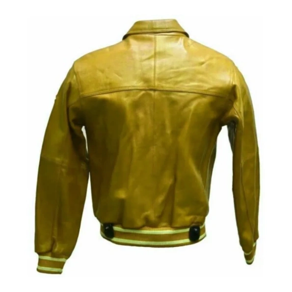 Pelle Pelle Yellow 1978 Star Leather Jacket