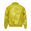 Pelle Pelle Yellow Plush Leather Jacket