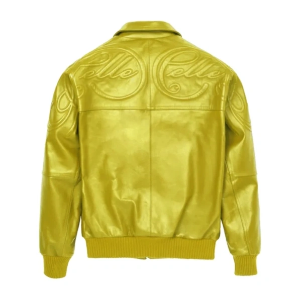 Pelle Pelle Yellow Plush Leather Jacket