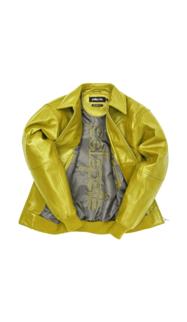 Pelle Pelle Yellow Plush Leather Jacket | Men & Women