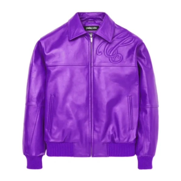 Pelle Pelle Purple Plush Leather Jacket