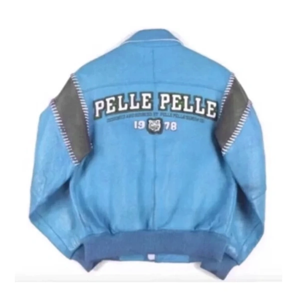 Pelle Pelle 1978 Blue Leather Jacket