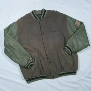 Pelle Pelle MB Jeans Co. Varsity Jacket | Leather & Wool