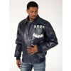 Pelle Pelle Navy Blue 1978 Leather Jacket