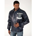 Pelle Pelle Navy Blue 1978 Leather Jacket