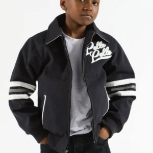 Pelle Pelle Kids 1978 MB Wool Jacket | Black & White