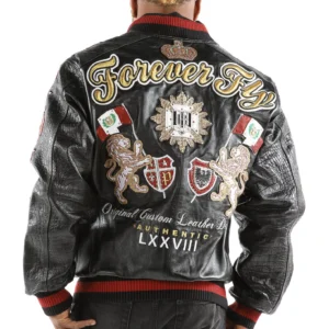 Pelle Pelle Men Forever Fly Varsity Jacket | Leather Jacket view 2