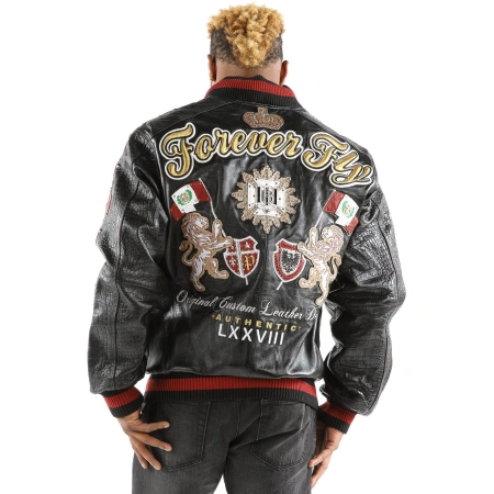 Pelle Pelle Men Forever Fly Varsity Jacket