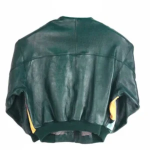 Pelle Pelle Men And Women Leather Jacket | Yellow & Green
