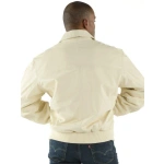 Pelle Pelle Men Cream Soft Leather Jacket