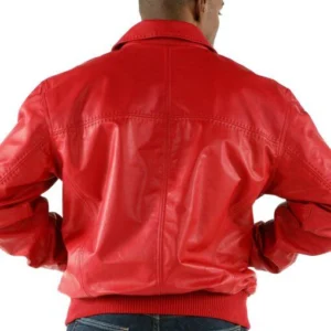 Pelle Pelle Men Red Soft Leather Jacket