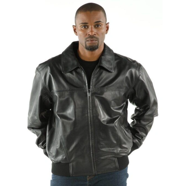 Pelle Pelle Men Black Soft Leather Jacket