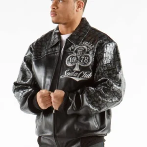 Pelle Pelle Men Black 1978 Soda Club Jacket | Leather Jacket