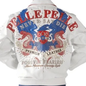 Pelle Pelle White Forever Fearless MB Jacket | Men Jacket view 3