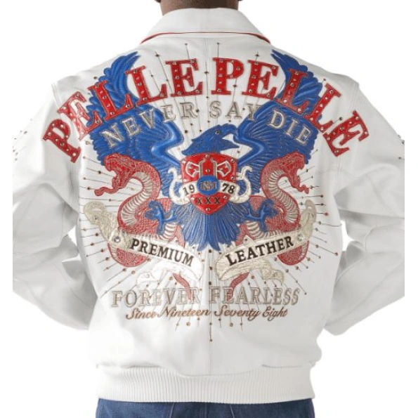 Pelle Pelle White Forever Fearless MB Jacket