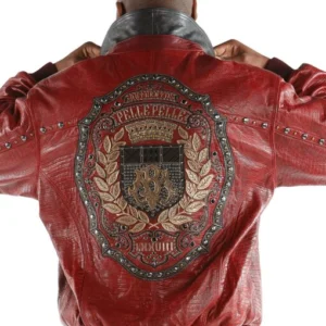 Pelle Pelle Red Emblem MB Leather Jacket | Men Jacket view 2
