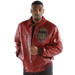 Pelle Pelle Red Emblem MB Leather Jacket