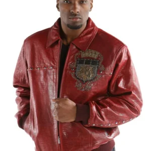 Pelle Pelle Red Emblem MB Leather Jacket | Men Jacket