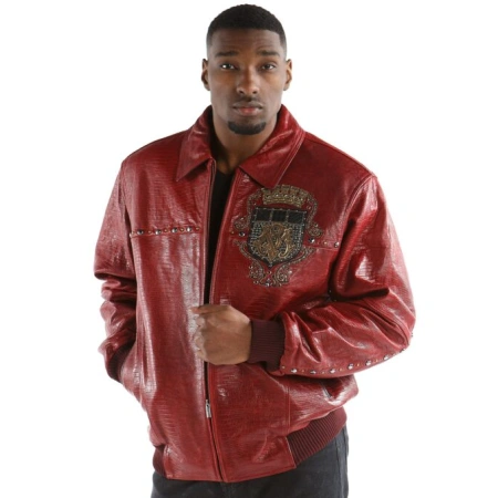 Pelle Pelle Red Emblem MB Leather Jacket