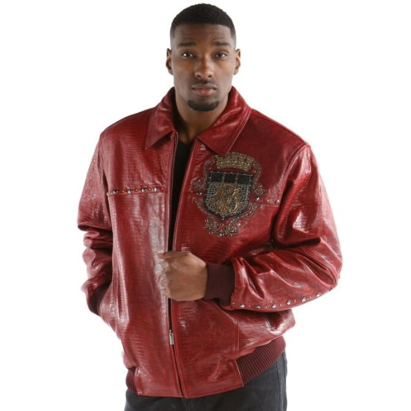 Pelle Pelle Red Emblem MB Leather Jacket