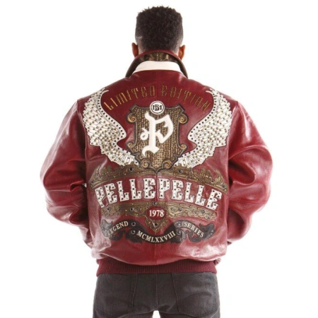 Pelle Pelle Maroon MB Leather Jacket