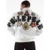 Pelle Pelle Patches MB White Leather Jacket