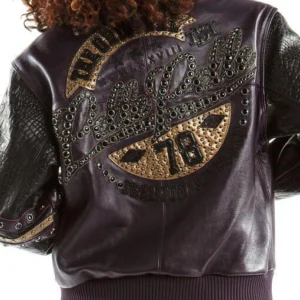 Pelle Pelle Women Purple MB Leather Jacket | The Original view 4