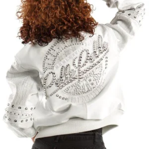 Pelle Pelle Women White MB Leather Jacket | The Original view 2